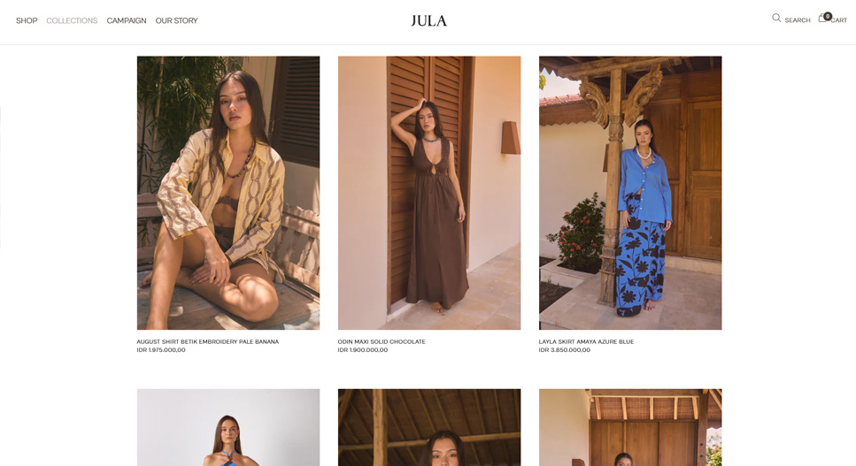 Product detail page
